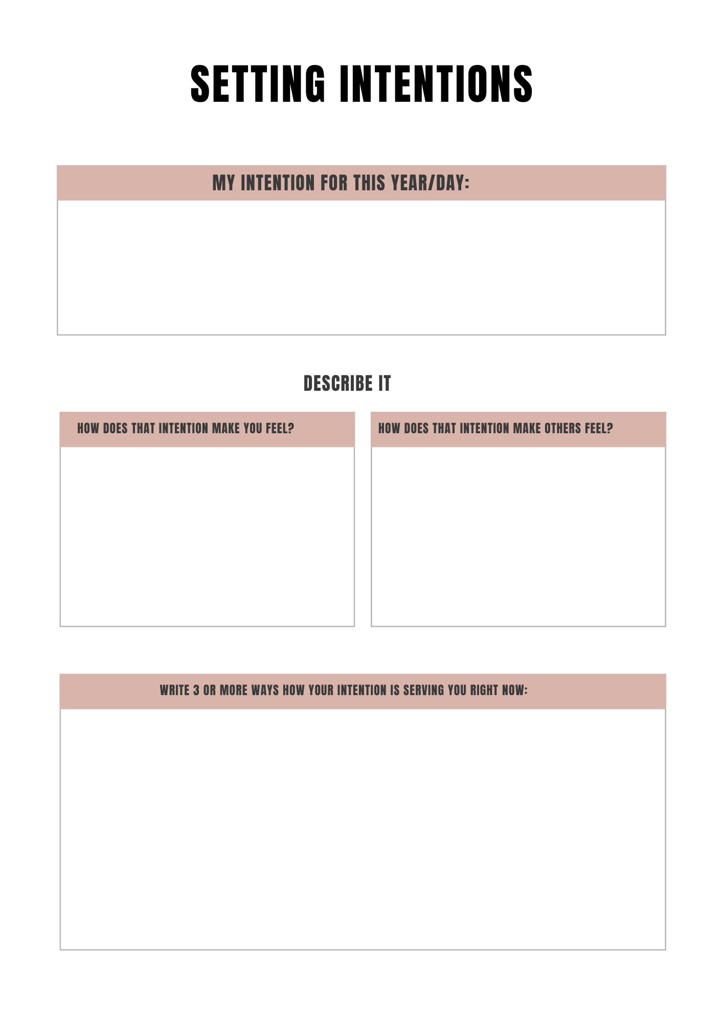 Journal de Manifestation - 60 pages - LADY BOSS TEMPLATES