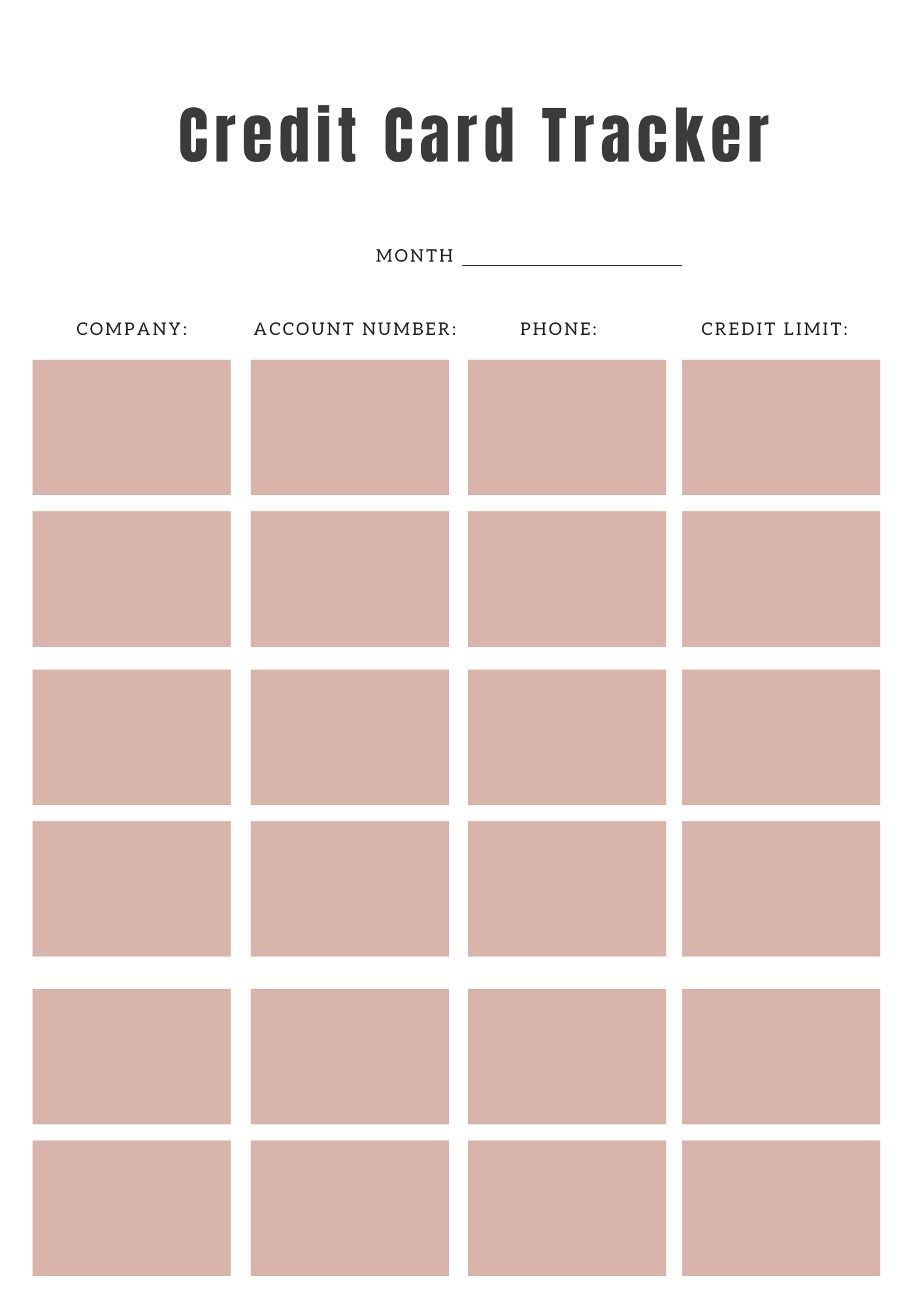 Le pack complet de Suivis - 30 pages - LADY BOSS TEMPLATES