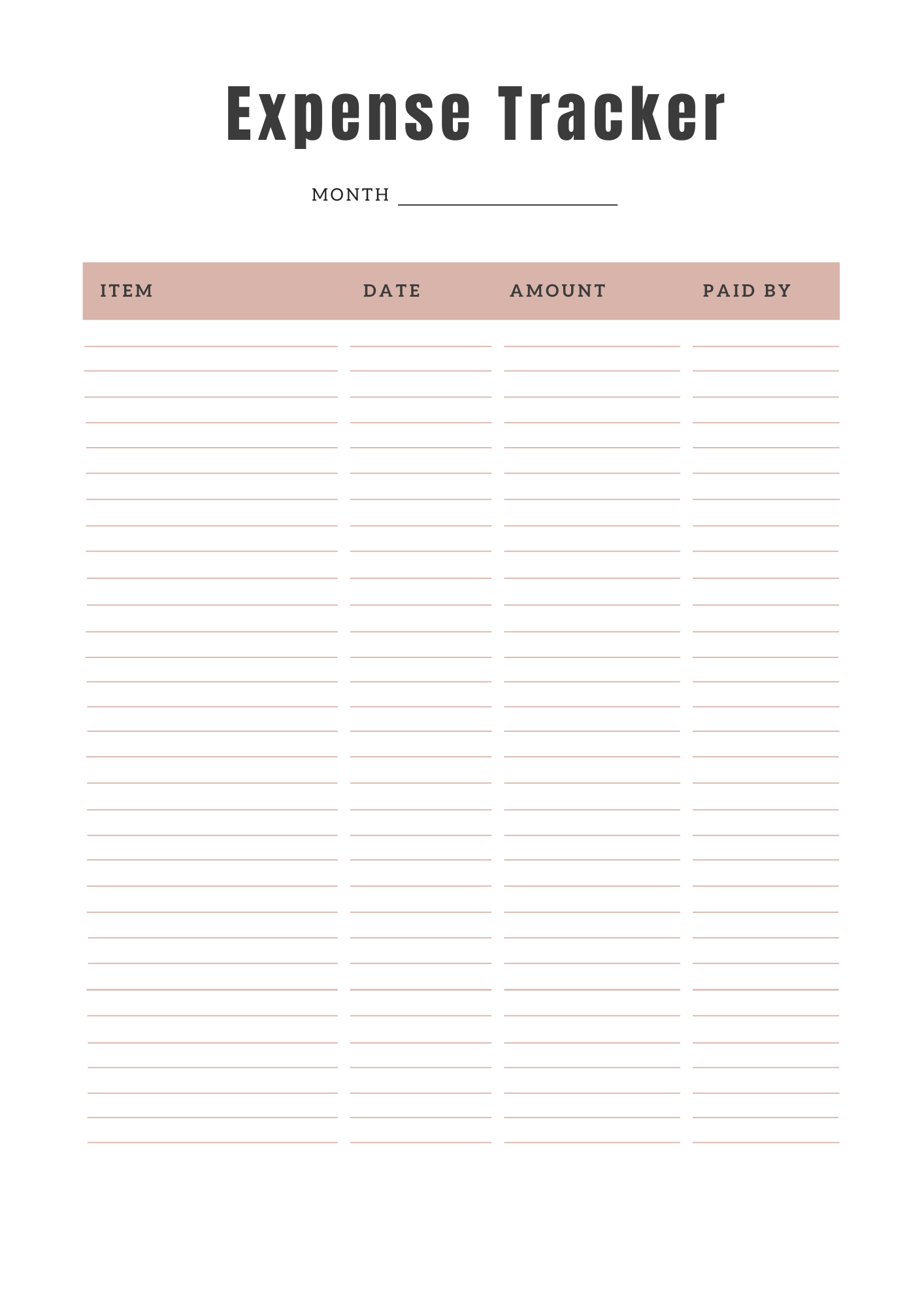 Le pack complet de Suivis - 30 pages - LADY BOSS TEMPLATES