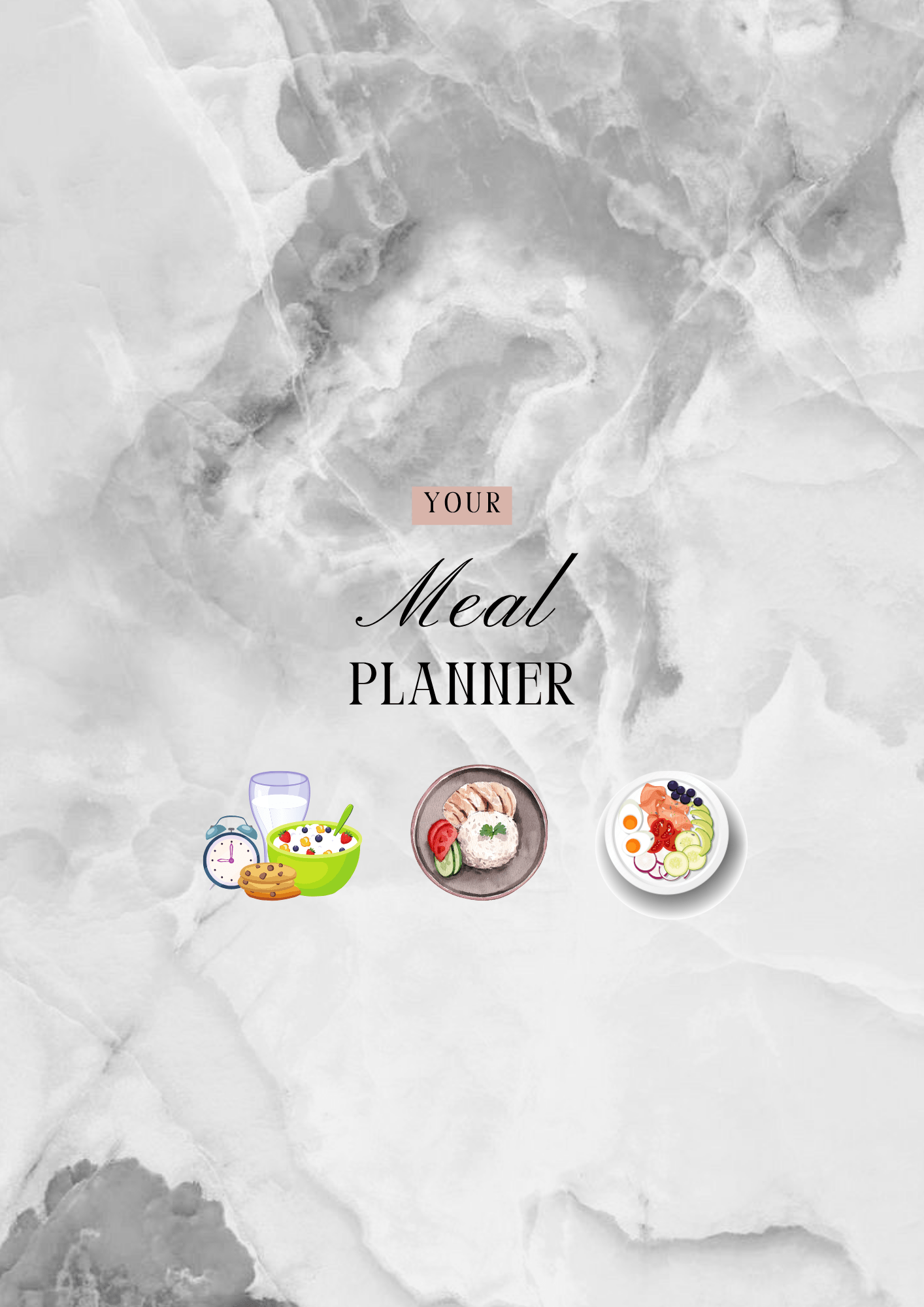 Planning de repas - 24 pages - LADY BOSS TEMPLATES