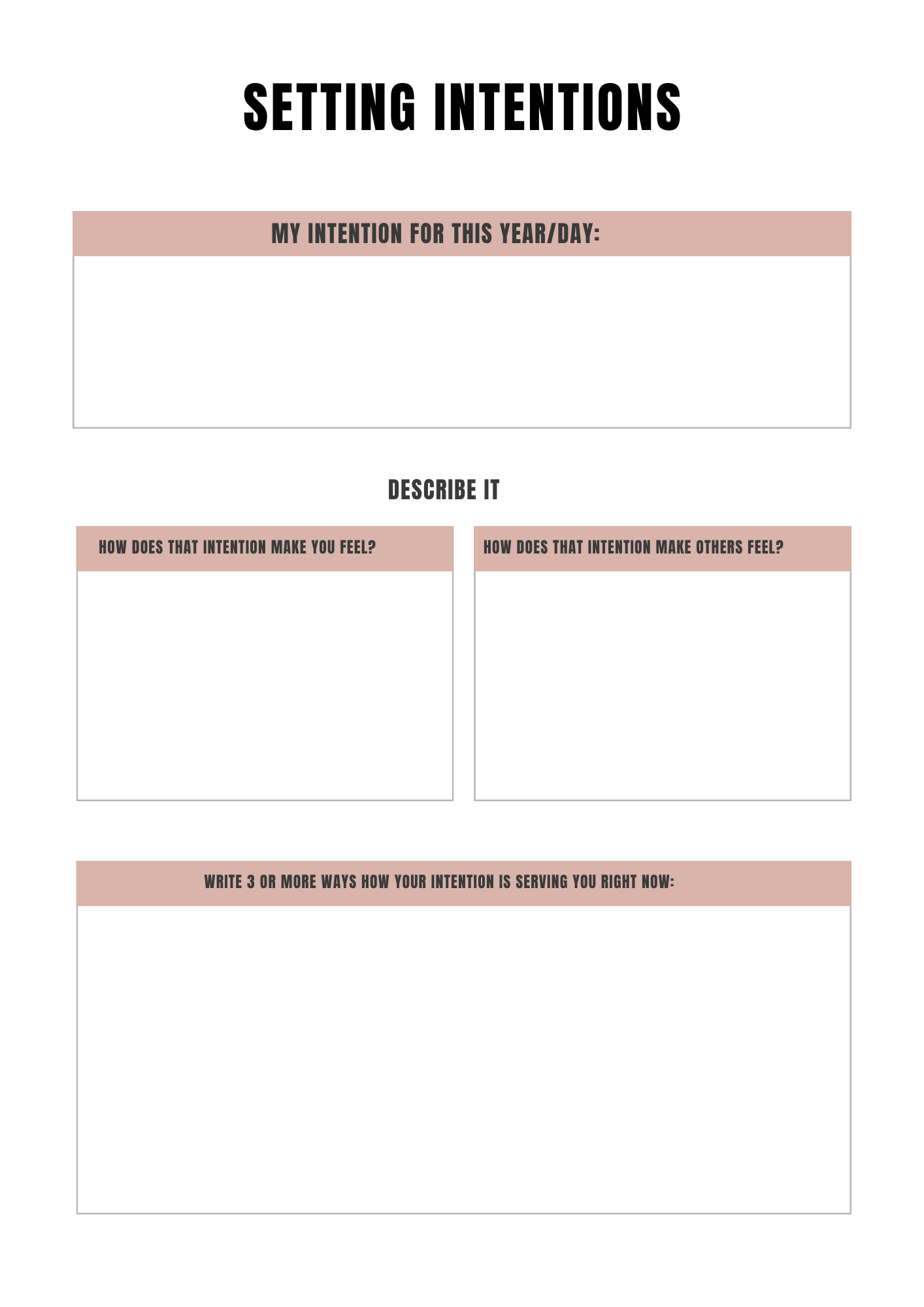 Planning LA LOI DE L'ATTRACTION "J'obtiens ce que je veux" - 39 pages - LADY BOSS TEMPLATES