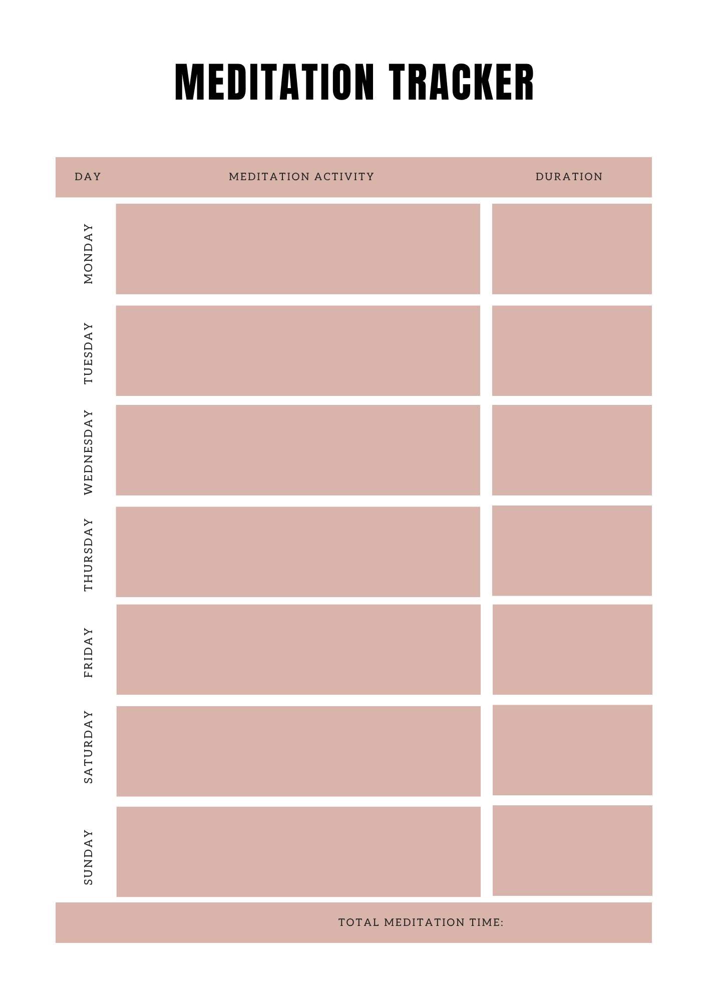 Planning Yoga - Journal 20 pages