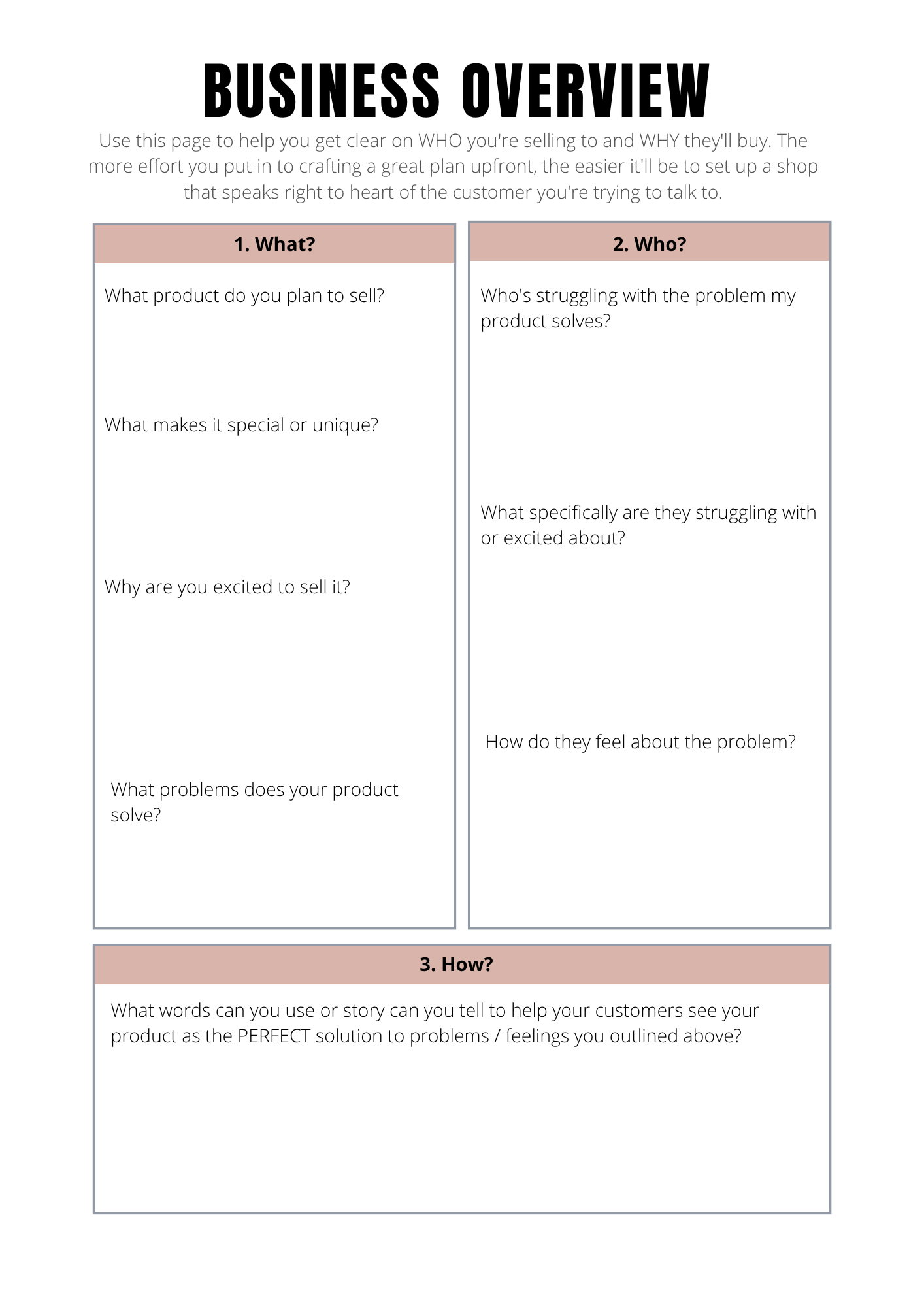 Shopify Planner - 41 pages