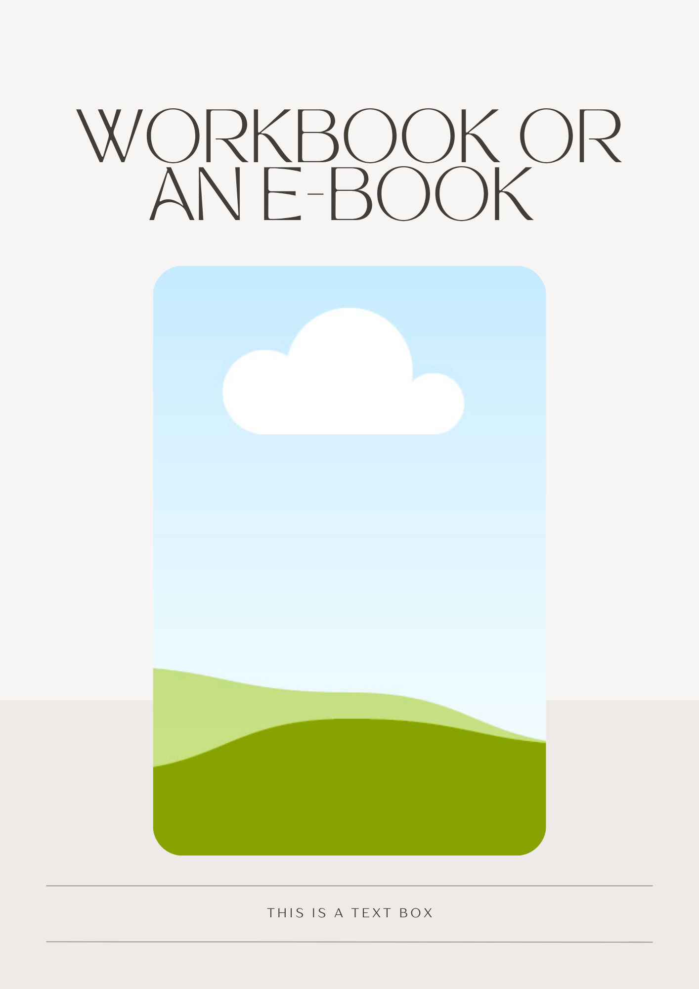 E - book - Minimal Beige 30 pages - LADY BOSS TEMPLATES