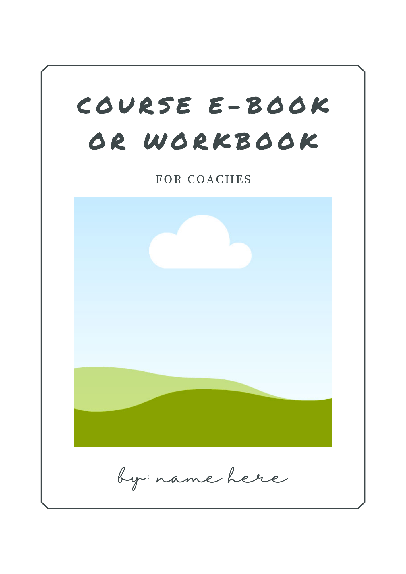 E - book - Minimal Blanc 30 pages - LADY BOSS TEMPLATES