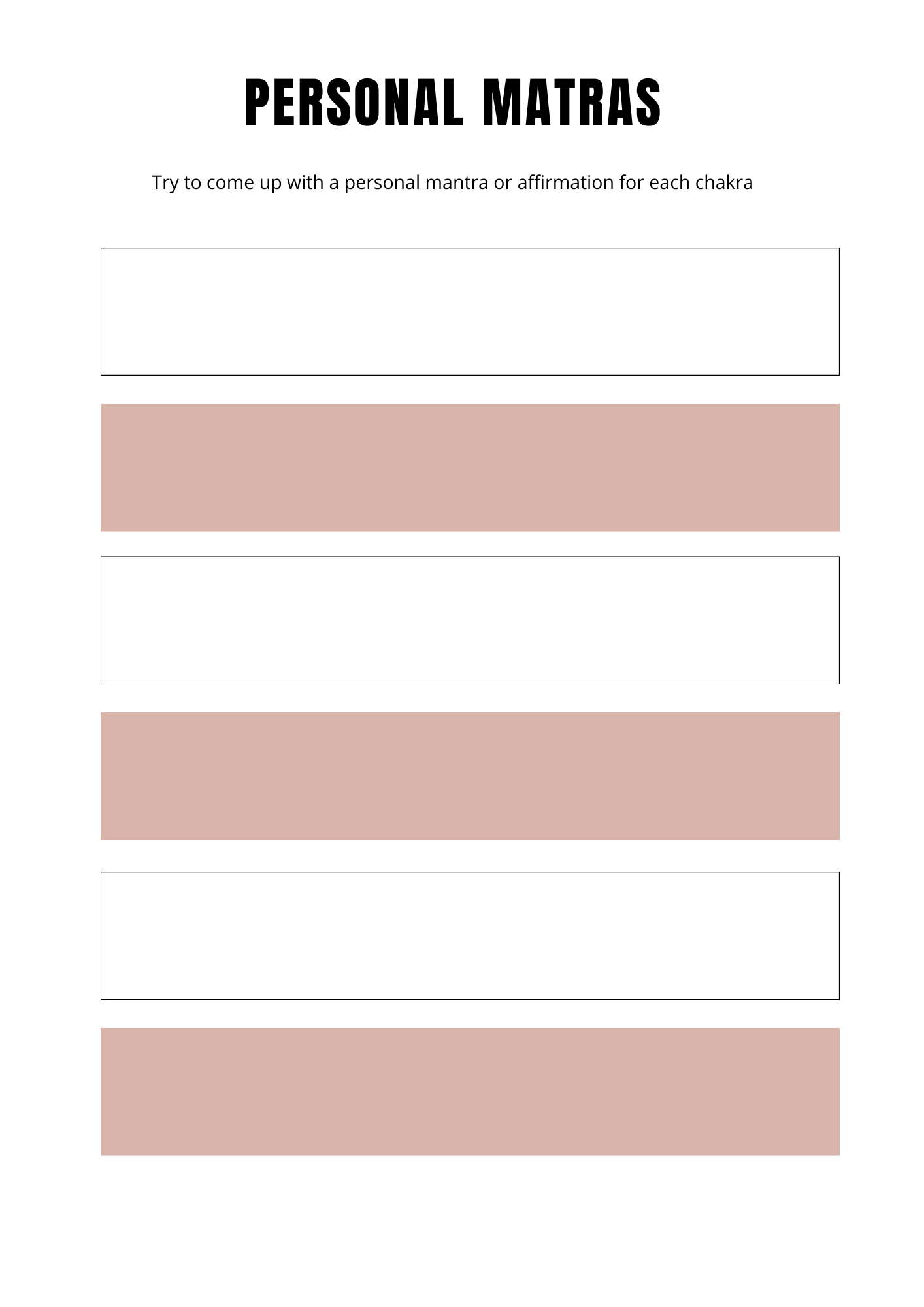 Journal de Spiritualité & Éveil - 56 pages - LADY BOSS TEMPLATES