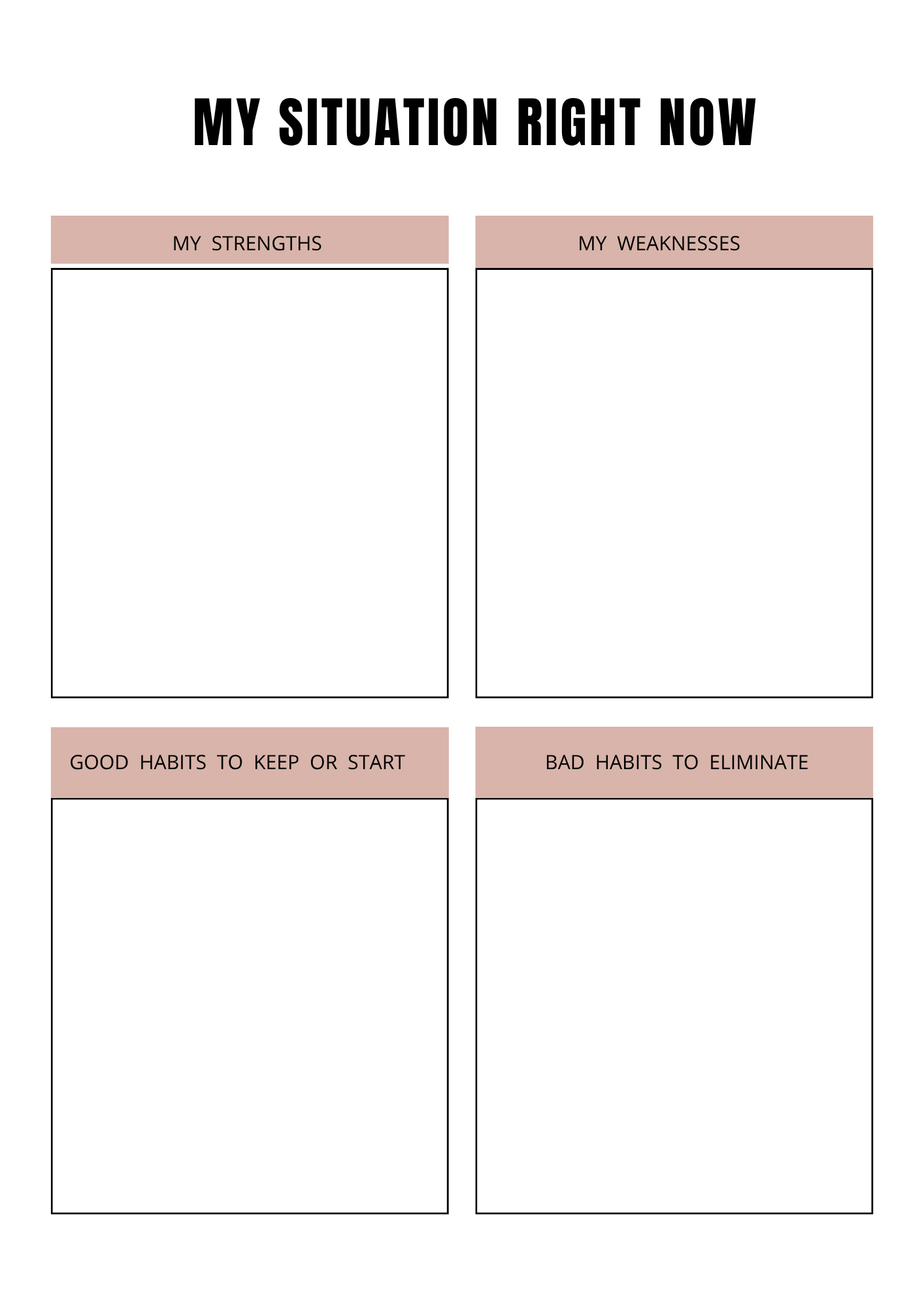 Journal Développement Personnel - 26 pages - LADY BOSS TEMPLATES