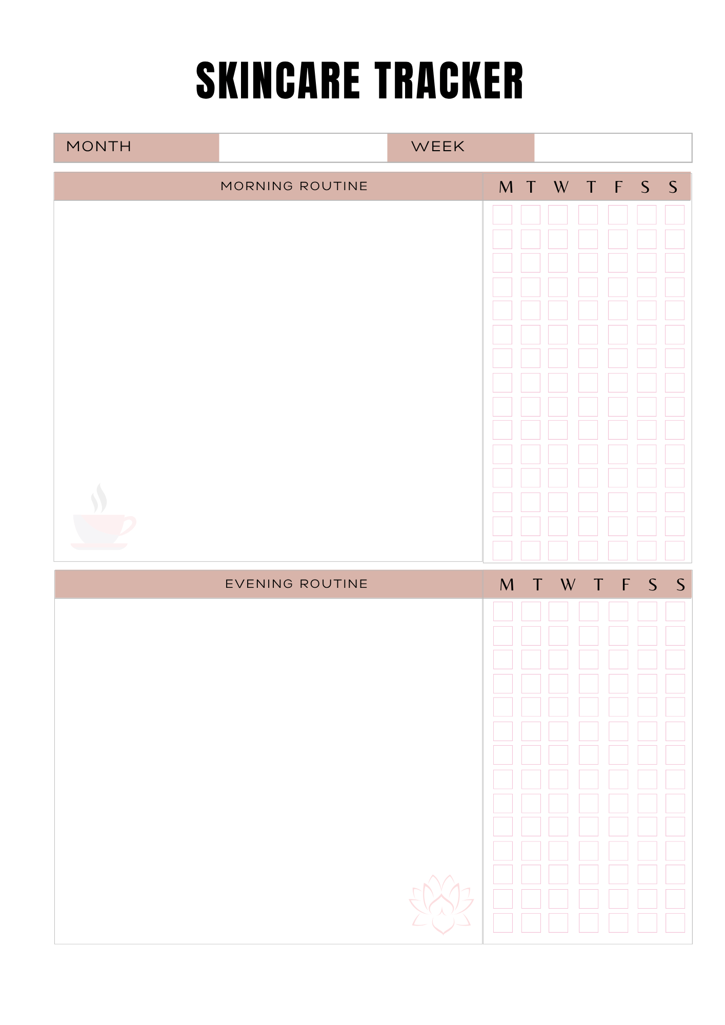 Journal Self Care "Je prends soin de moi" - 51 pages - LADY BOSS TEMPLATES