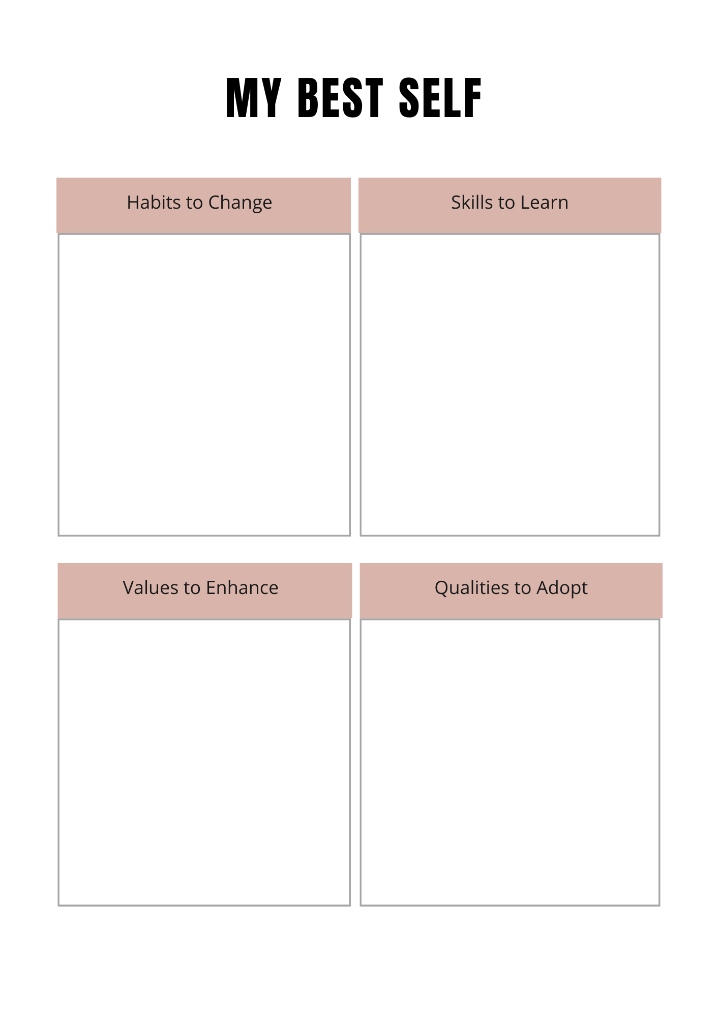 Journal Visualisation & Manifestation - 32 pages - LADY BOSS TEMPLATES