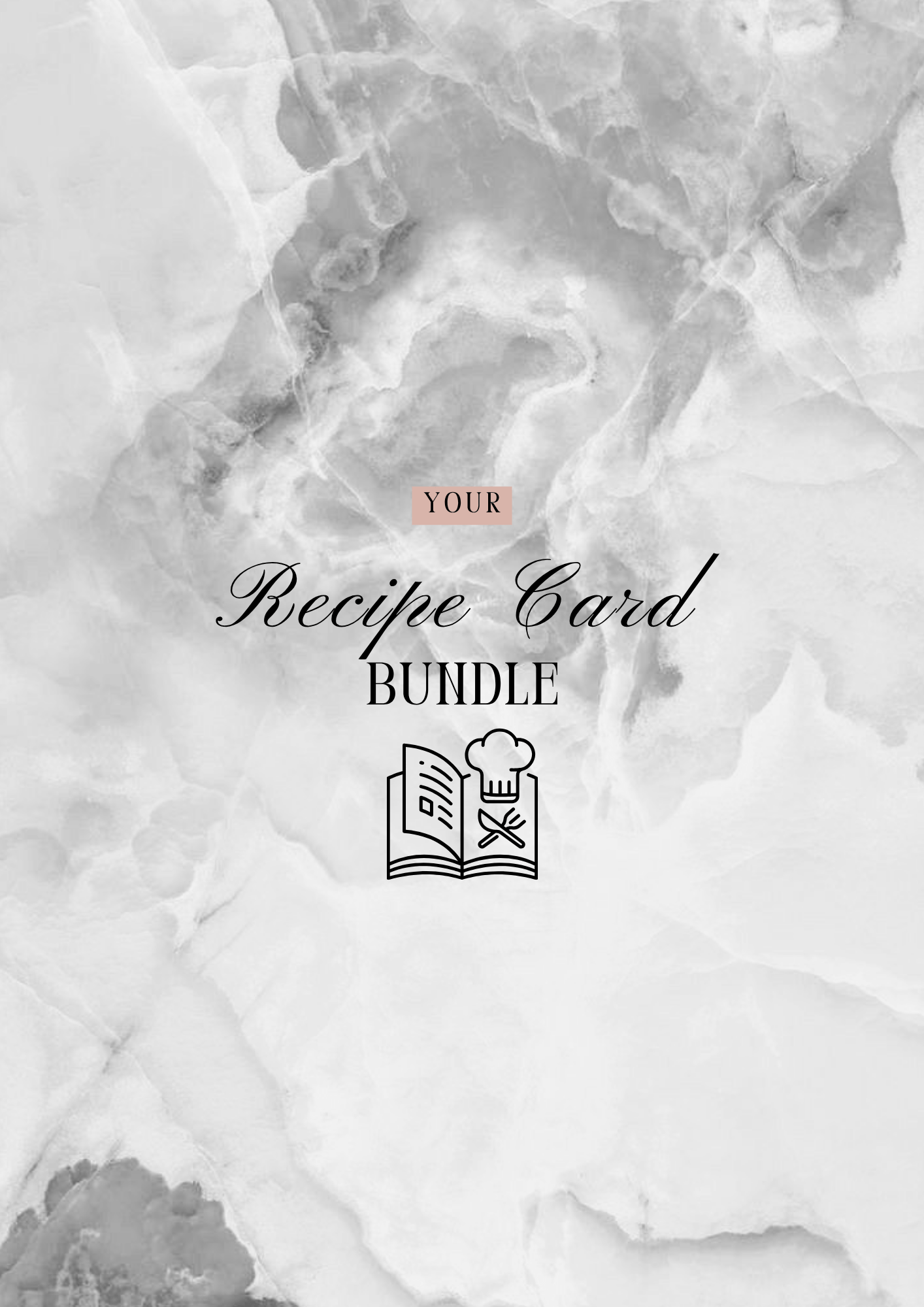 Mon journal de recettes - 25 pages - LADY BOSS TEMPLATES