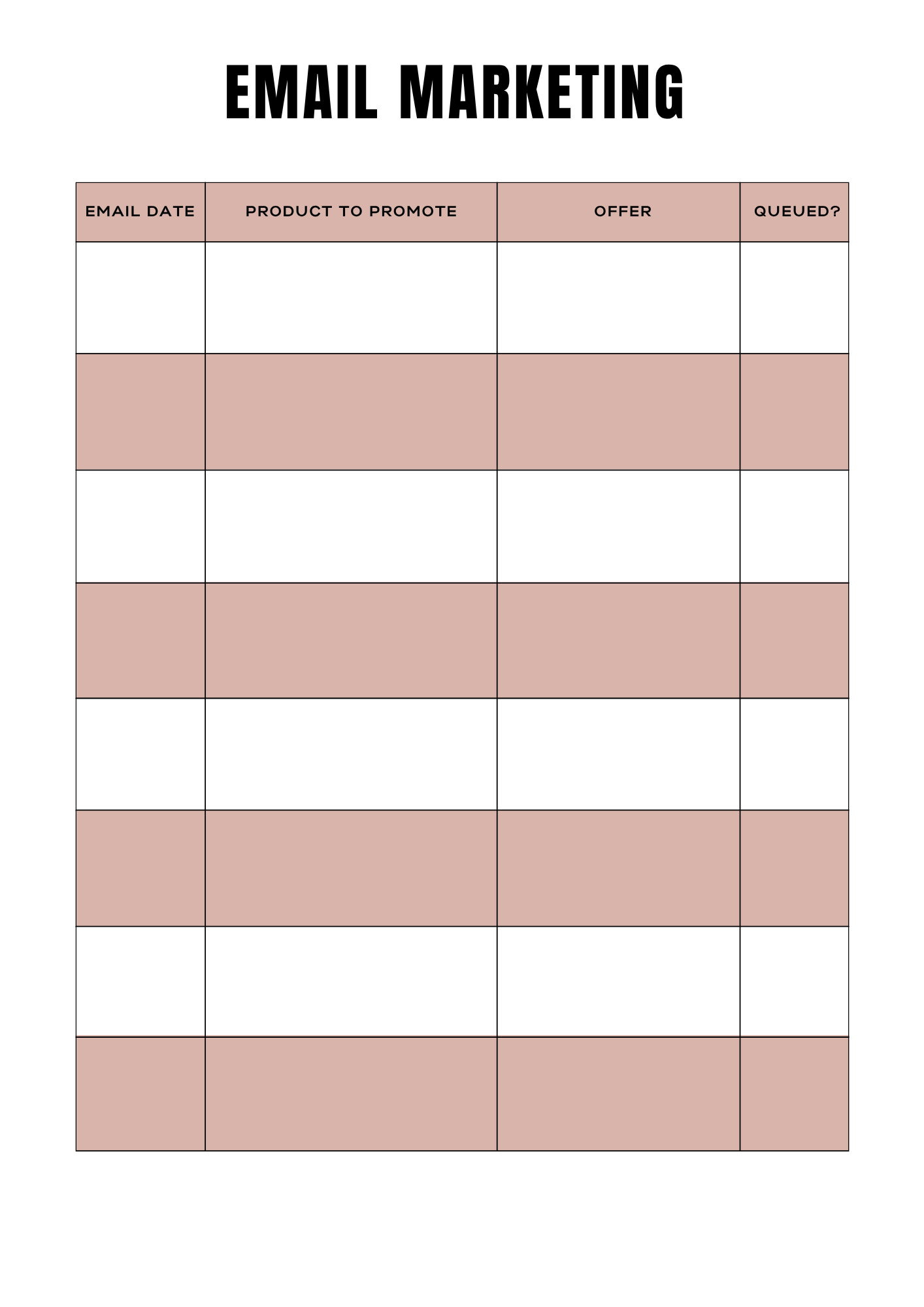 Online Shop Planner - 37 pages - LADY BOSS TEMPLATES