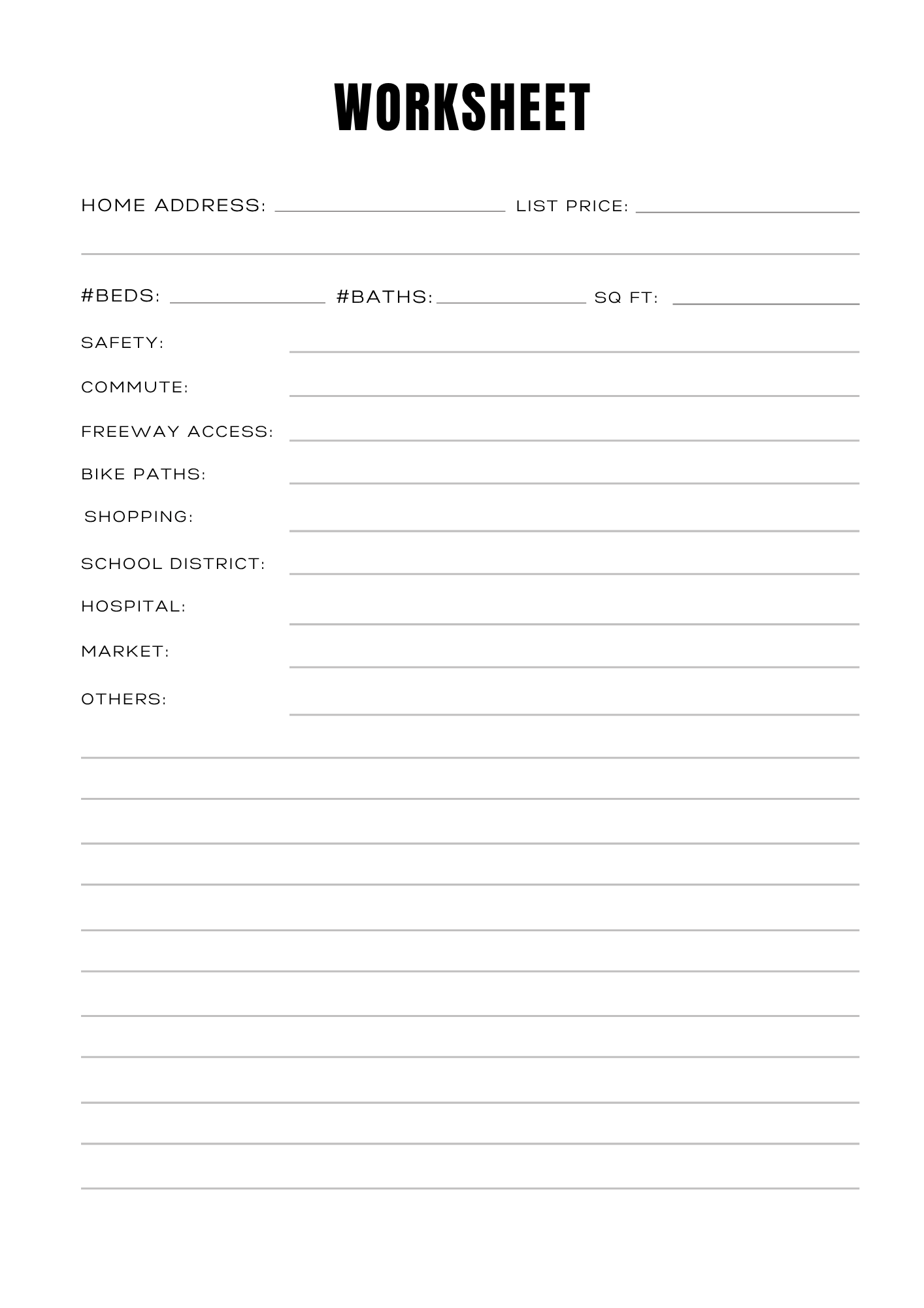 Planning "Achat de mon bien immobilier" - 43 pages - LADY BOSS TEMPLATES