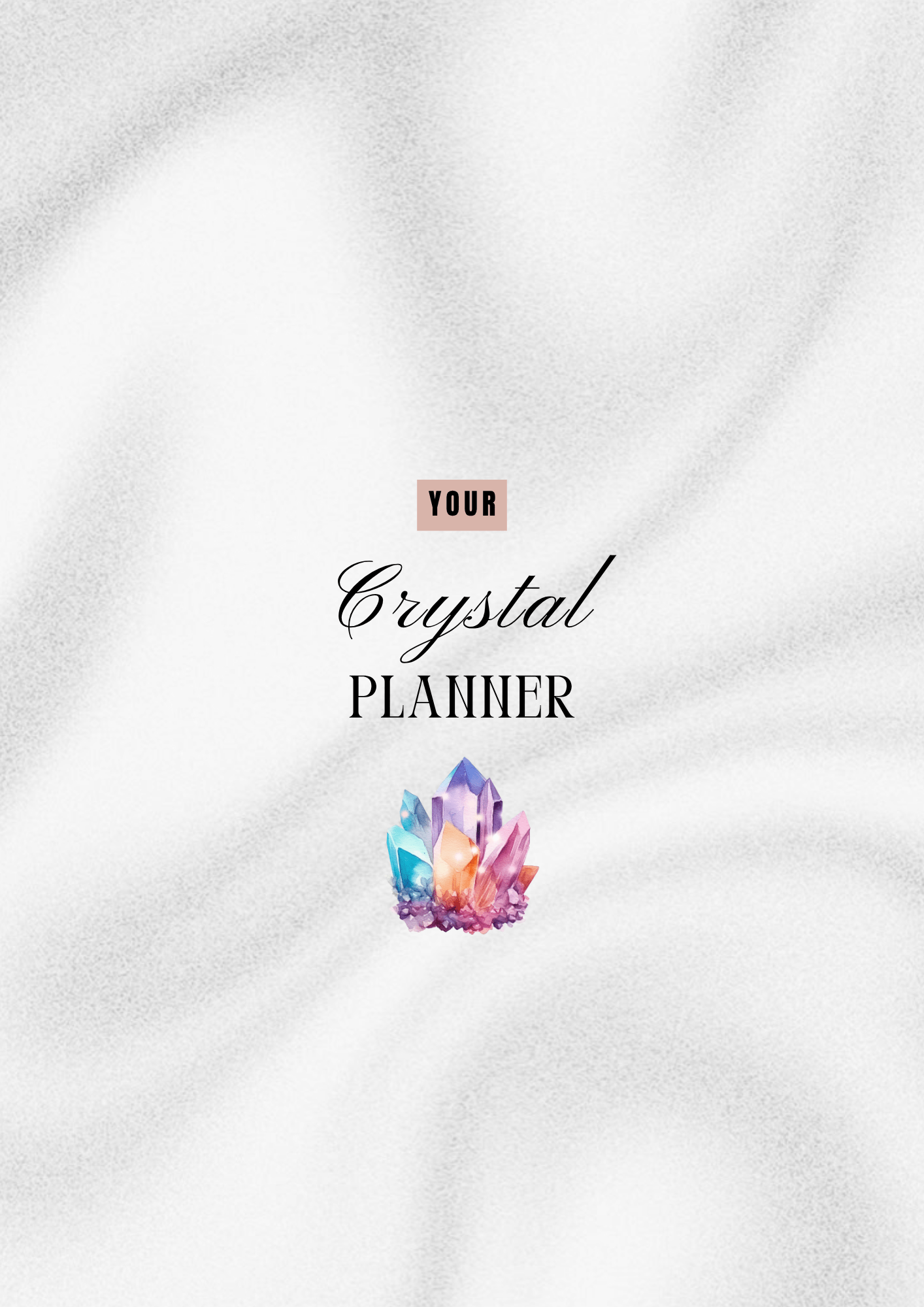 Planning Cristaux - Journal 33 pages - LADY BOSS TEMPLATES