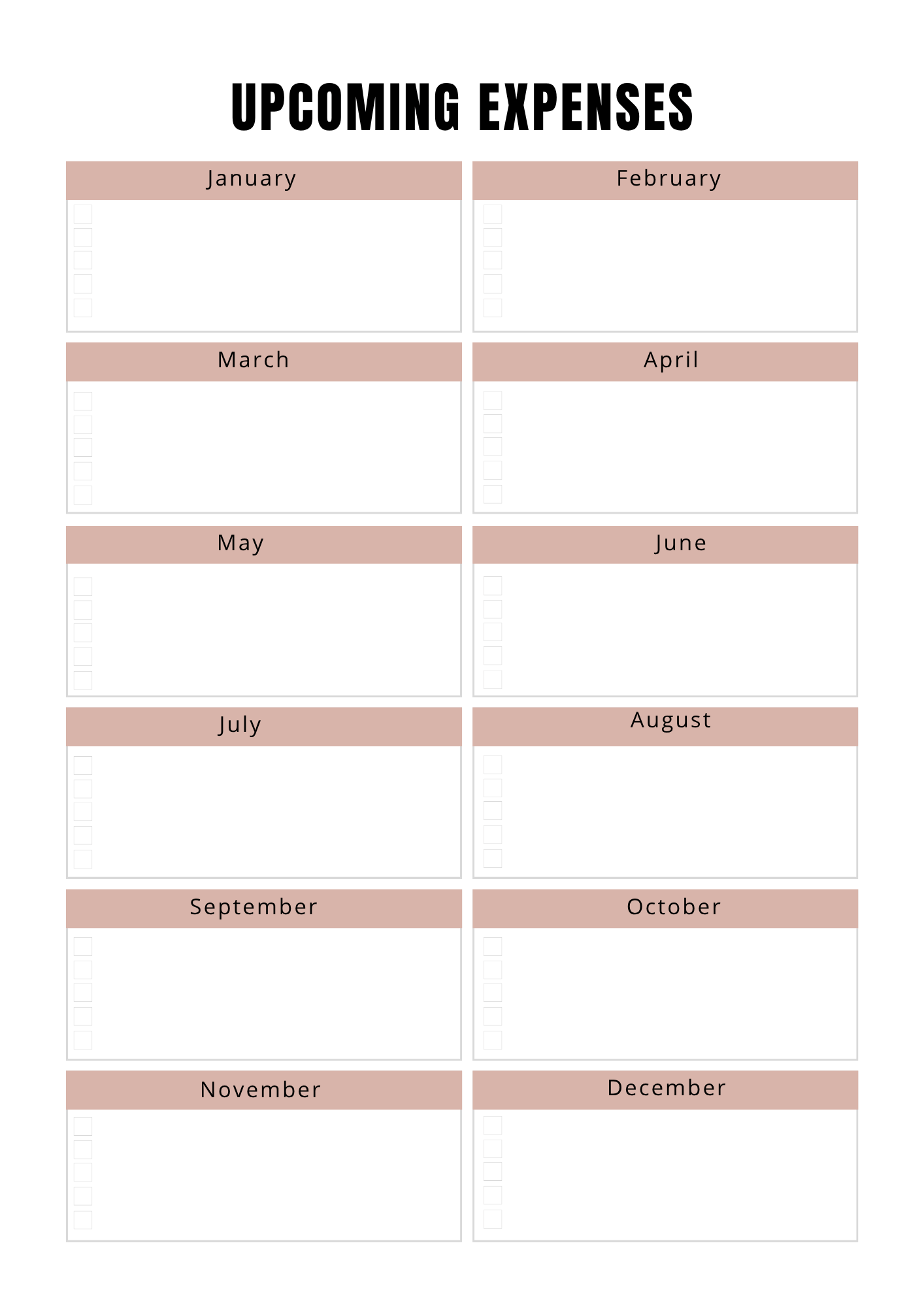 Planning Déménagement - 47 pages - LADY BOSS TEMPLATES