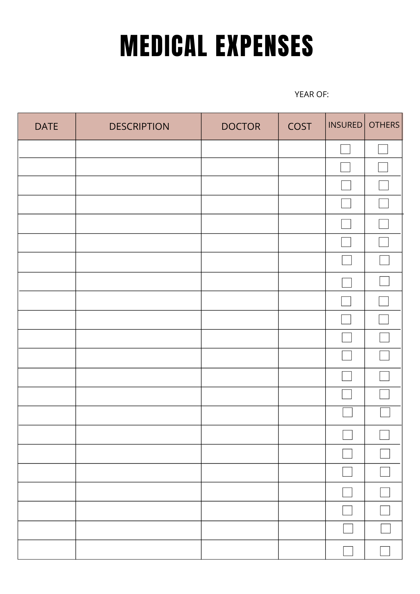 Planning Glycémie - Journal 36 pages - LADY BOSS TEMPLATES