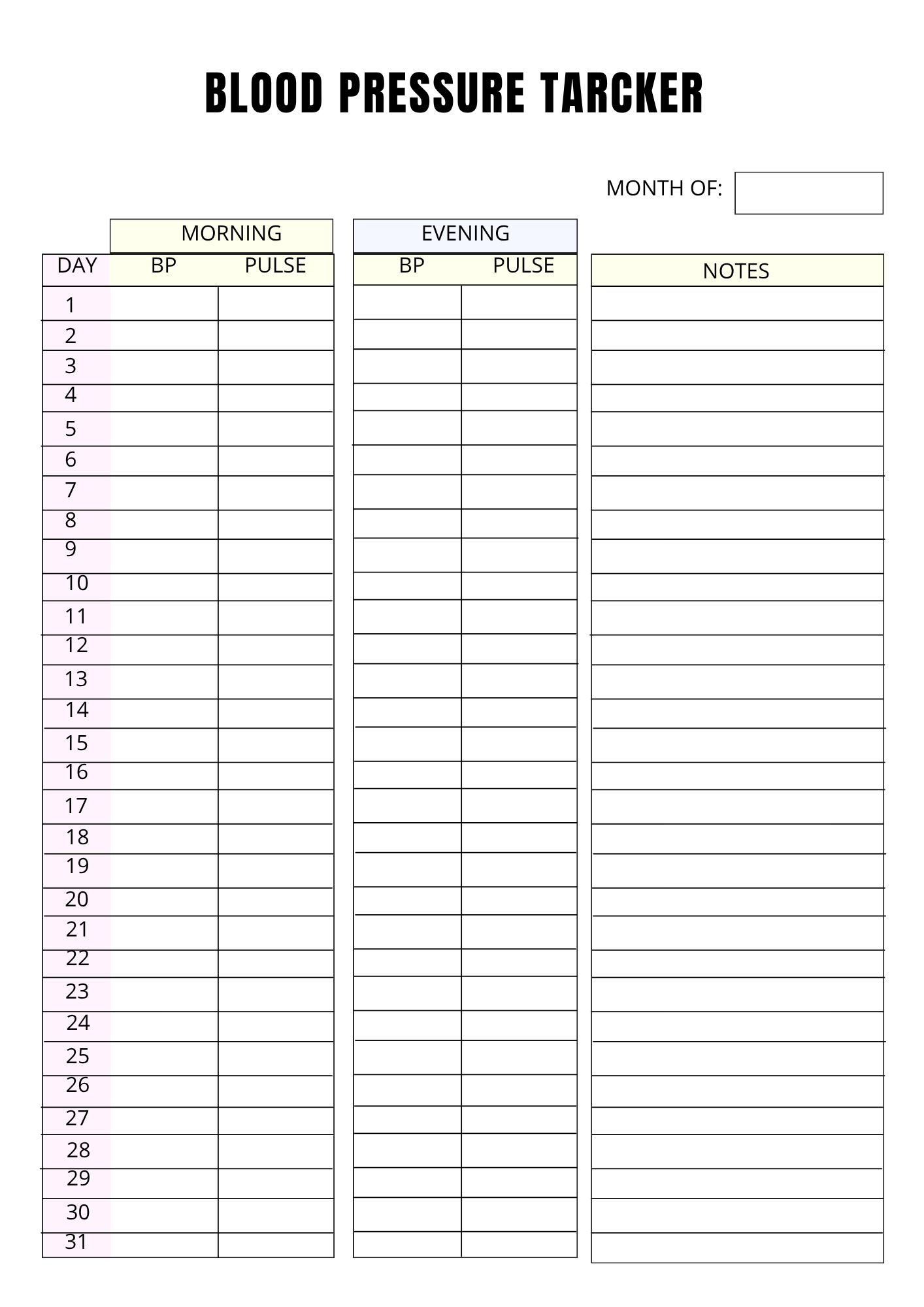 Planning Glycémie - Journal 36 pages - LADY BOSS TEMPLATES
