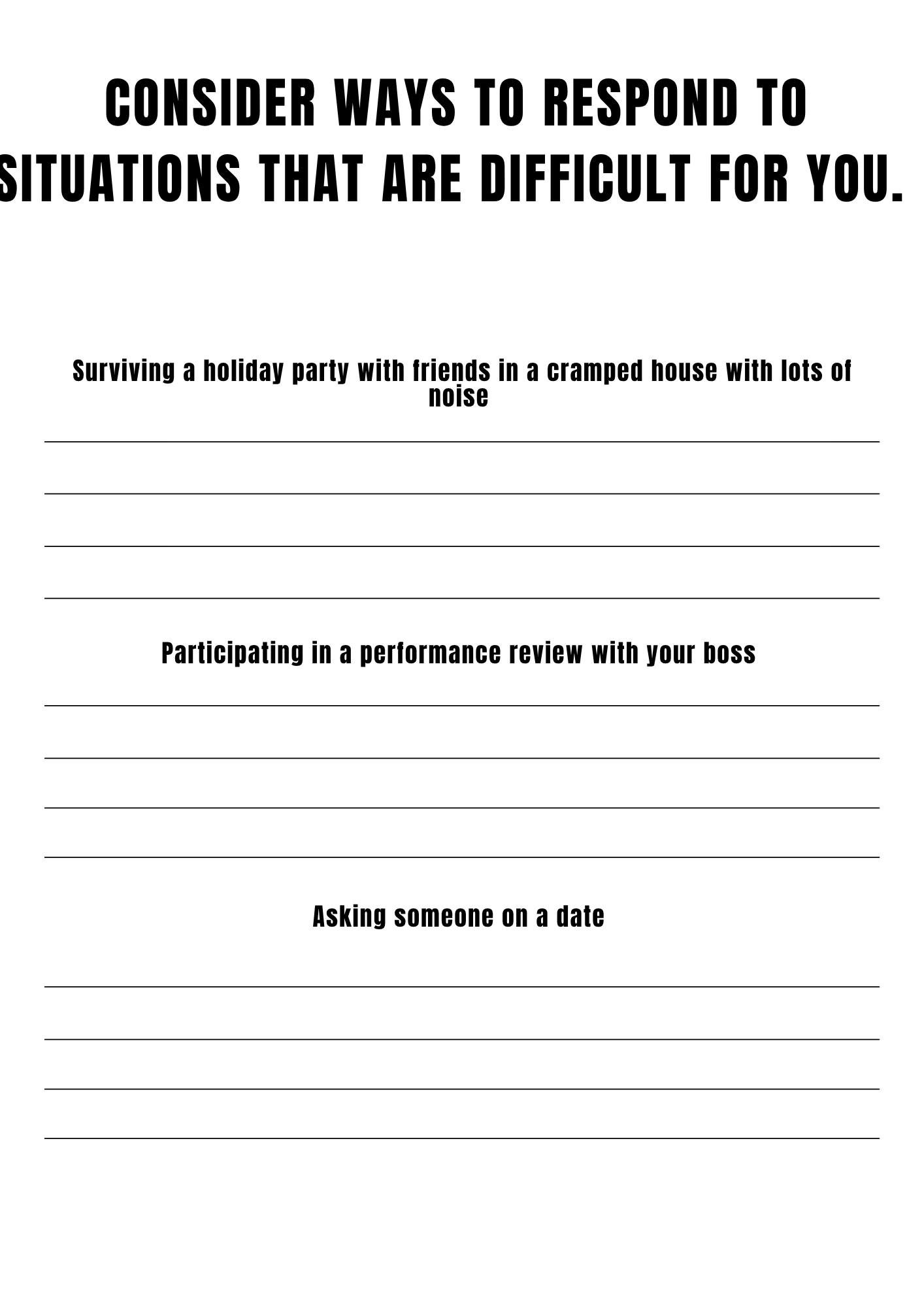 Planning "Ma vie d'introvertie" - 21 pages - LADY BOSS TEMPLATES