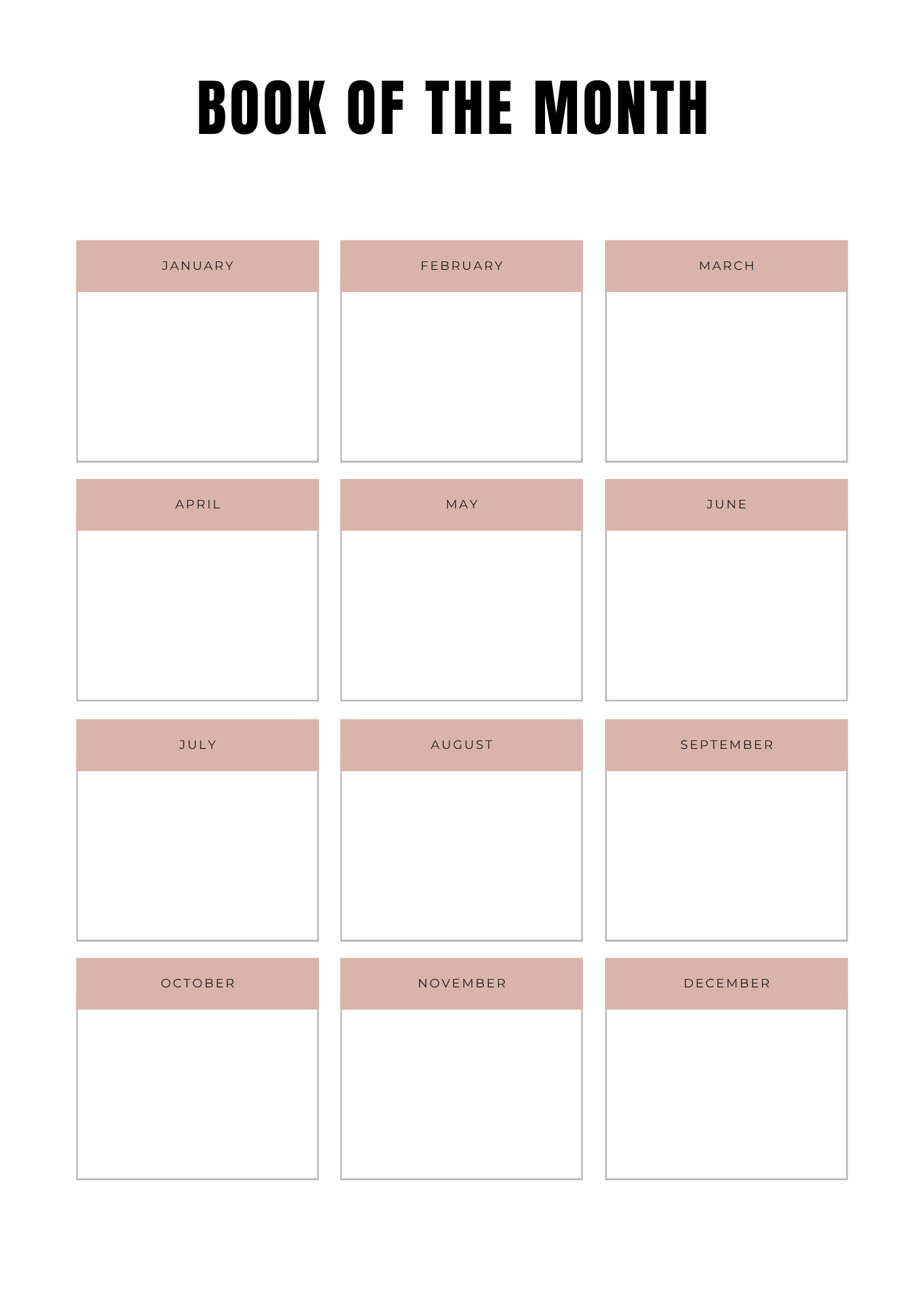 Planning "Mes Lectures" - 19 pages - LADY BOSS TEMPLATES