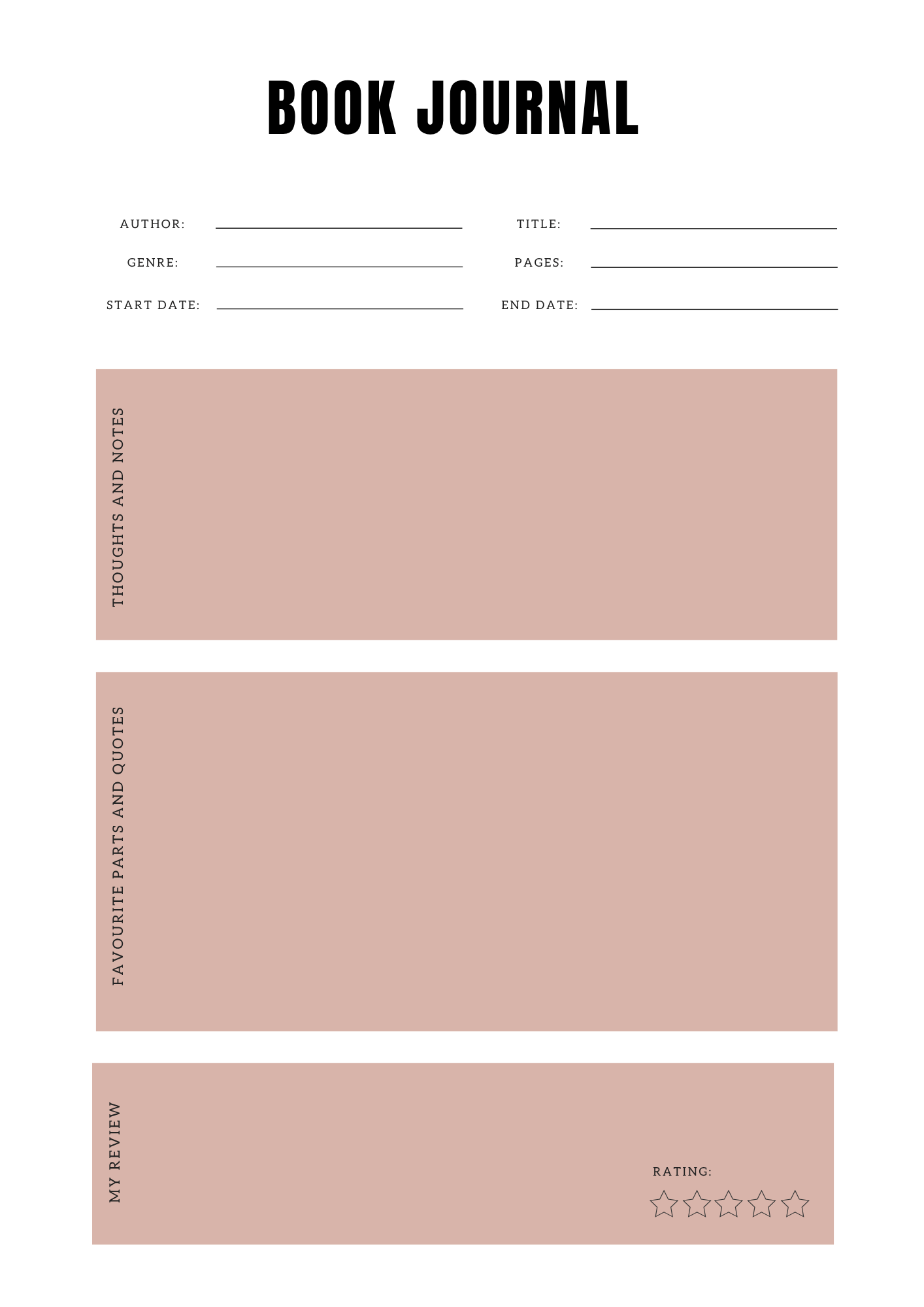 Planning "Mes Lectures" - 19 pages - LADY BOSS TEMPLATES