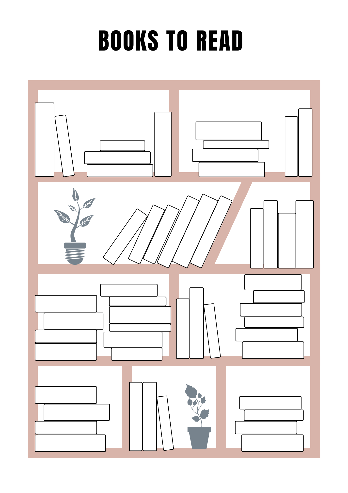 Planning "Mes Lectures" - 19 pages - LADY BOSS TEMPLATES