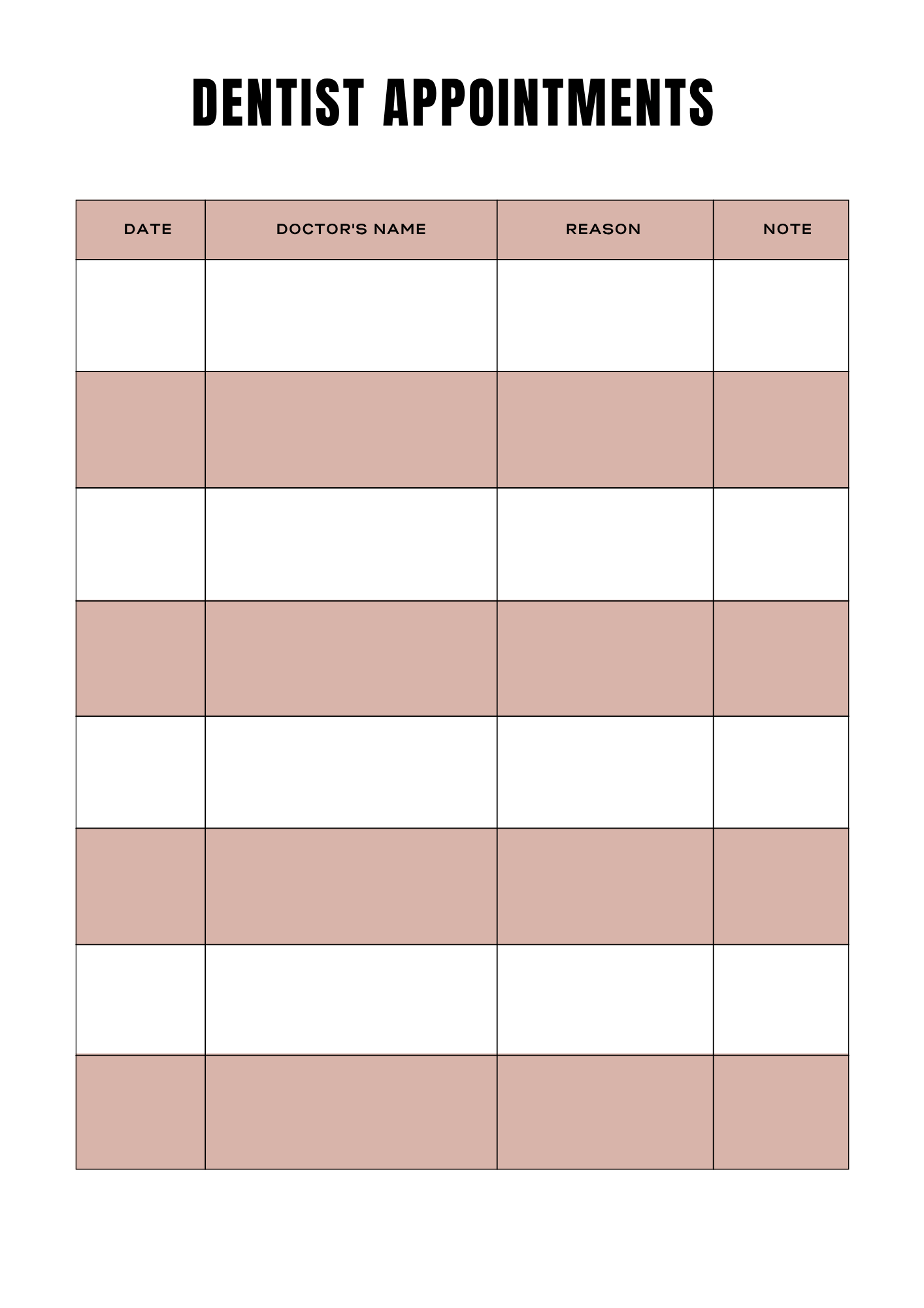 Planning Soins médicaux - Journal 30 pages - LADY BOSS TEMPLATES