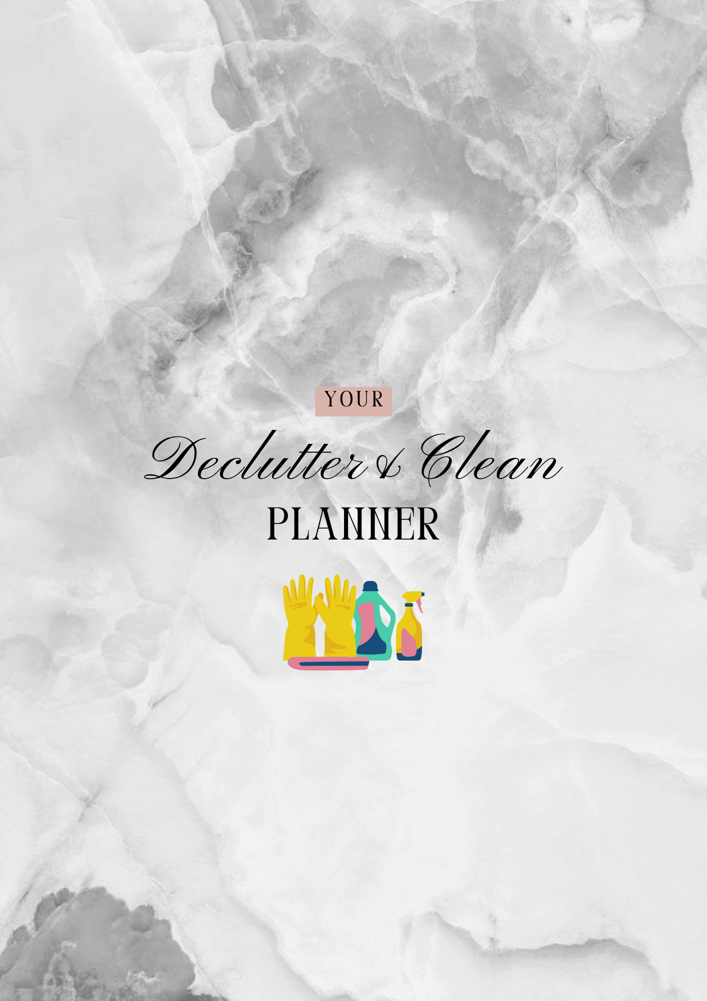 Planning Tri & Ménage - 30 pages - LADY BOSS TEMPLATES