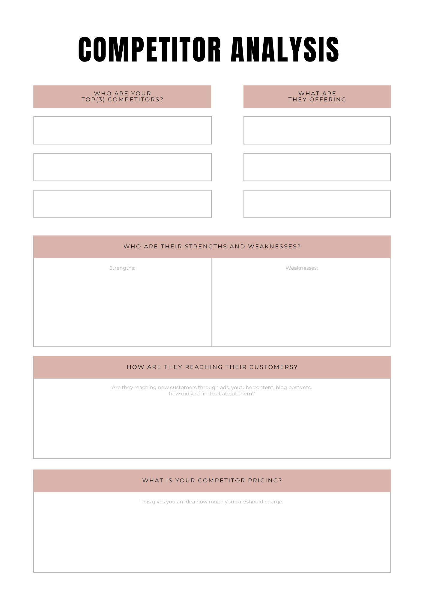 Product launch planner - 42 pages - LADY BOSS TEMPLATES