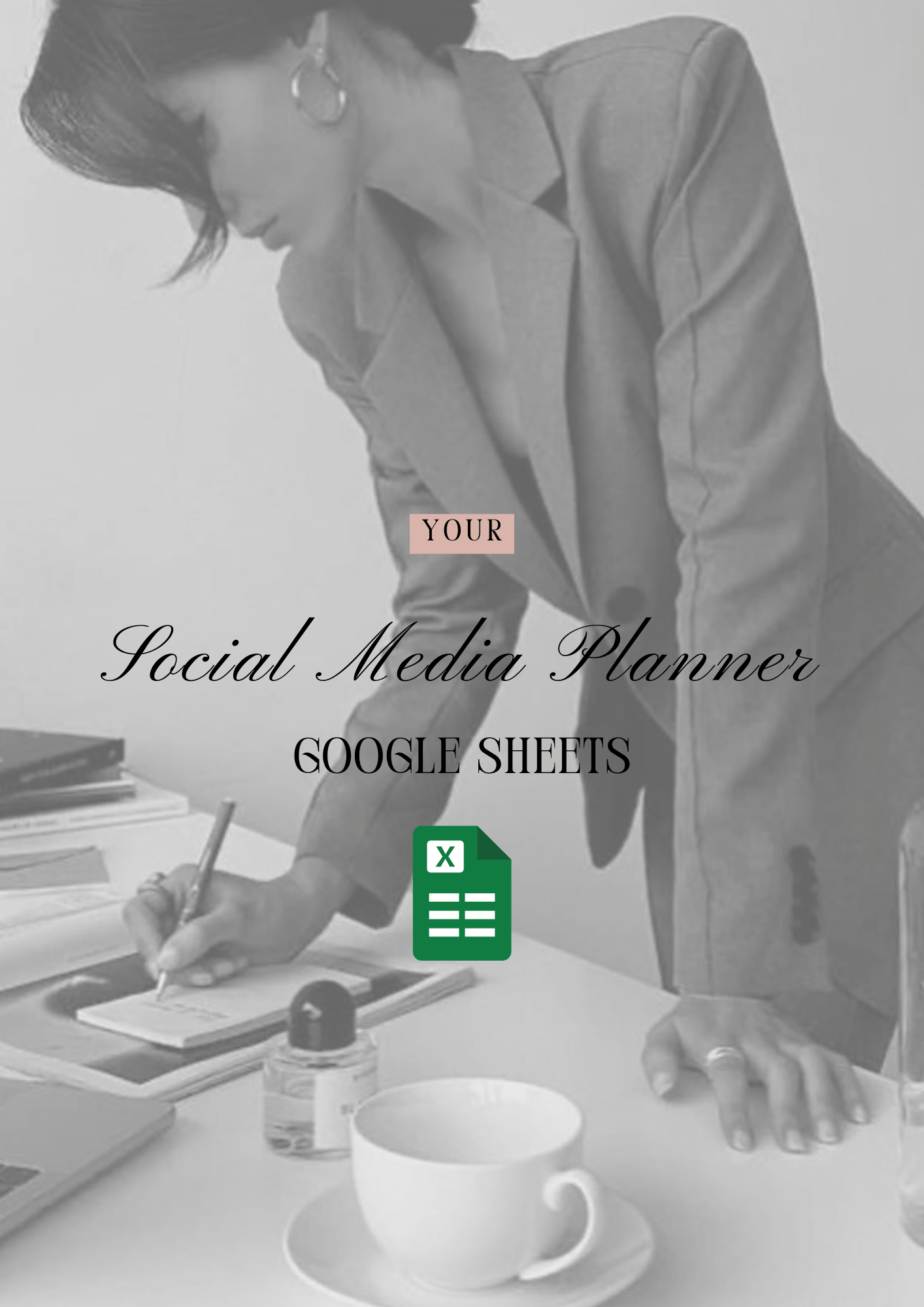 Social Media Planner - Google Sheets - LADY BOSS TEMPLATES