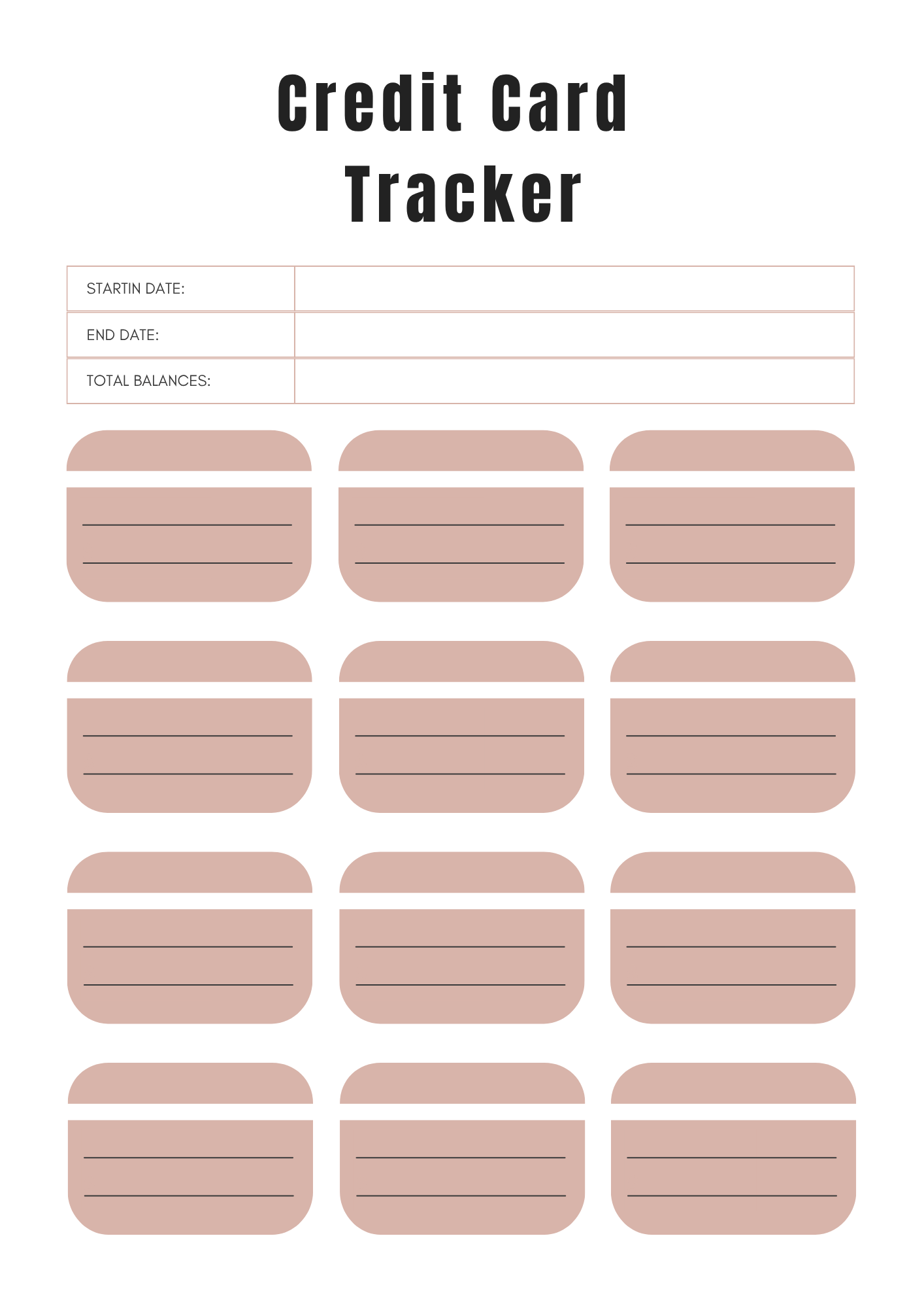 Suivi de dettes - 11 pages - LADY BOSS TEMPLATES