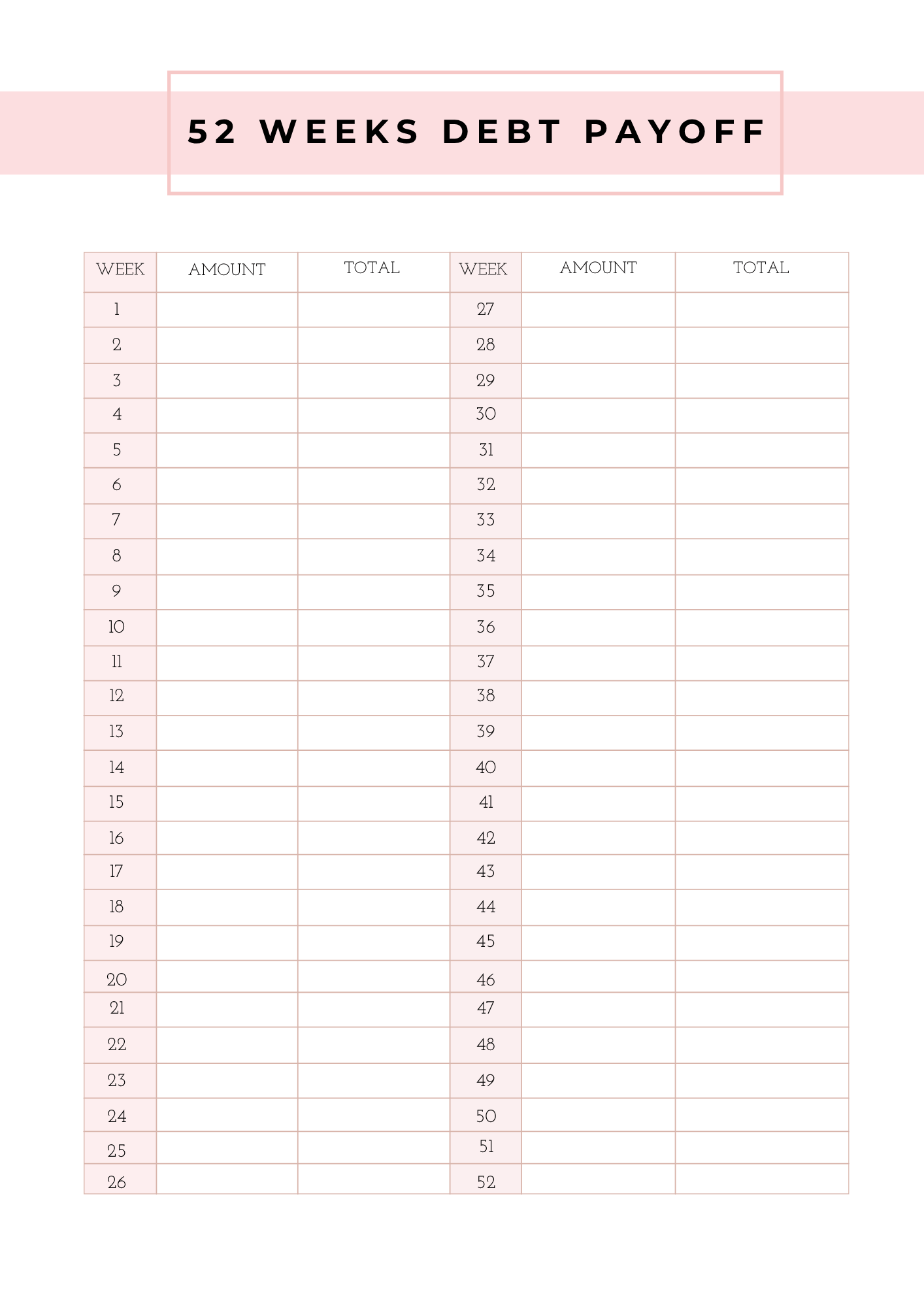 Suivi de dettes - 11 pages - LADY BOSS TEMPLATES